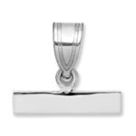 14kw Medium Polished Top Charm