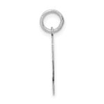 14kw Small Satin Number 2 Charm - Image 2