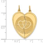14k 2-Piece I LOVE YOU Charm - Image 3