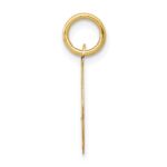 14k SWEET 16 Engravable 12mm Disc Charm - Image 2