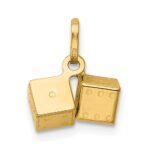 14k  3-D Dice Charm - Image 4