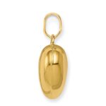 14K Polished 3-D Puffed Heart Pendant - Image 2