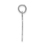 Sterling Silver Rhodium-plated Kid Charm - Image 2