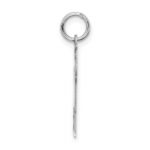 Sterling Silver Rhodium-plated Kid Charm - Image 2