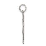 Sterling Silver Rhodium-plated Pocket Sized Cuddle Charm - Image 2