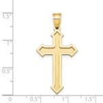 14k Passion Cross Pendant - Image 3