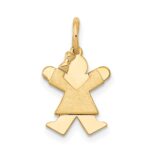 14k The Kids Mini Girl Joy Charm