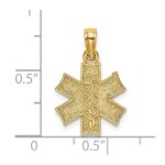 14k Medical Jewelry Symbol Charm - Image 3