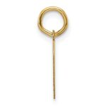 14k Plain .013 Gauge Engravable Heart 11.7x12.2mm Disc Charm - Image 2