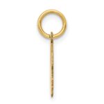 14k .018 Depth Engravable Boy Head Charm - Image 2