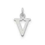 10KW Cutout Letter V Initial Charm