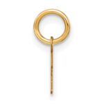 14KY Upper case Letter I Initial Charm - Image 2