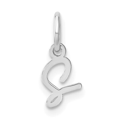 14KW Upper case Letter S Initial Charm