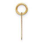 14KY Letter H Initial Pendant - Image 2