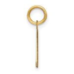 14KY Letter M Initial Pendant - Image 2