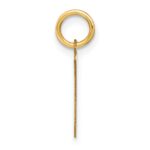 14ky Letter E Initial Pendant - Image 2