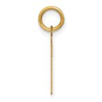 14ky Letter R Initial Pendant - Image 2