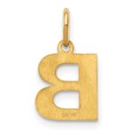 14ky Letter B Initial Pendant - Image 4