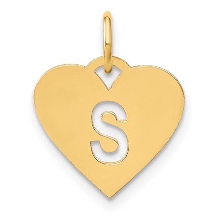 14ky Initial Letter S Initial Charm