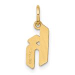14ky Lowercase Letter K Initial Pendant - Image 3