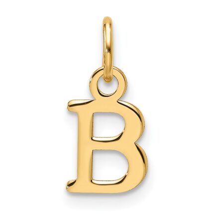 14ky Cutout Letter B Initial Pendant
