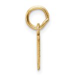 14ky Cutout Letter W Initial Pendant - Image 2