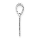 Sterling Silver/Rhodium-plated Oklahoma State Pendant - Image 2