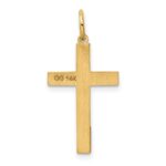 14K Laser Designed Cross Pendant - Image 4