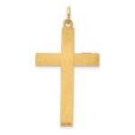 14K Laser Designed Cross Pendant - Image 4