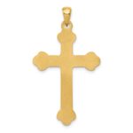 14k Budded Cross Pendant - Image 4