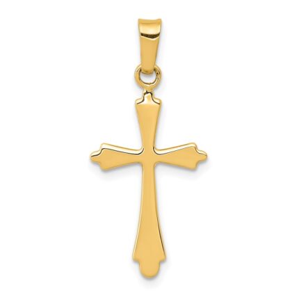 14k Polished Cross Pendant