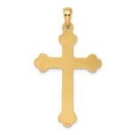 14k Budded Cross Pendant - Image 4