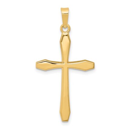 14k Polished Cross Pendant