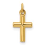 14k Polished Cross Pendant - Image 3