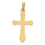 14k Polished Cross Pendant - Image 3