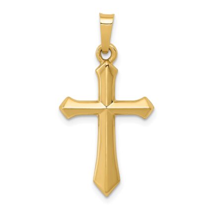 14k Polished Cross Pendant