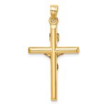 14k Hollow Crucifix Pendant - Image 3