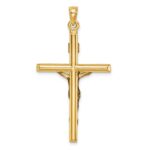 14k Hollow Crucifix Pendant - Image 4