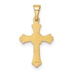 14k Budded Cross Charm - Image 4