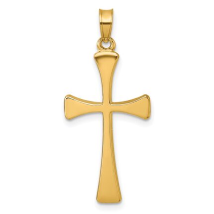 14k Polished Religious Cross Pendant