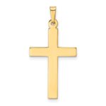 14k Hollow Cross Pendant - Image 4