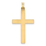 14k Hollow Cross Pendant - Image 4