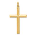 14k Hollow Cross Pendant