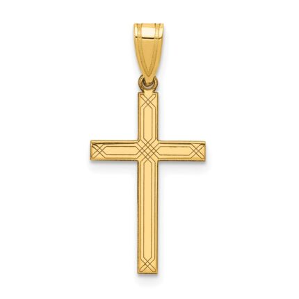 14k Cross Charm