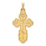 14k Eastern Orthodox Cross Pendant