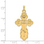 14k Eastern Orthodox Cross Pendant - Image 3