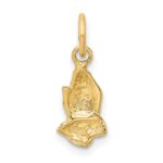 14k Praying Hands Charm - Image 4