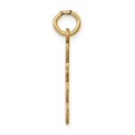 14K Loop with Center Heart Cross Charm - Image 2