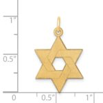 14K Laser Designed Star of David Pendant - Image 3