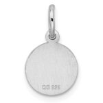 Sterling Silver Rhodium-plated Medical Charm - Image 3